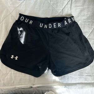 Underarmour heatgear running shorts.
